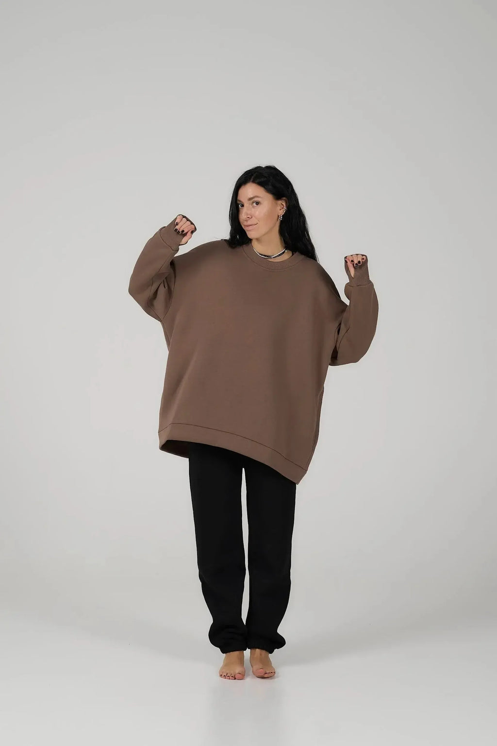 MAMBA sweatshirt | Moka mousse