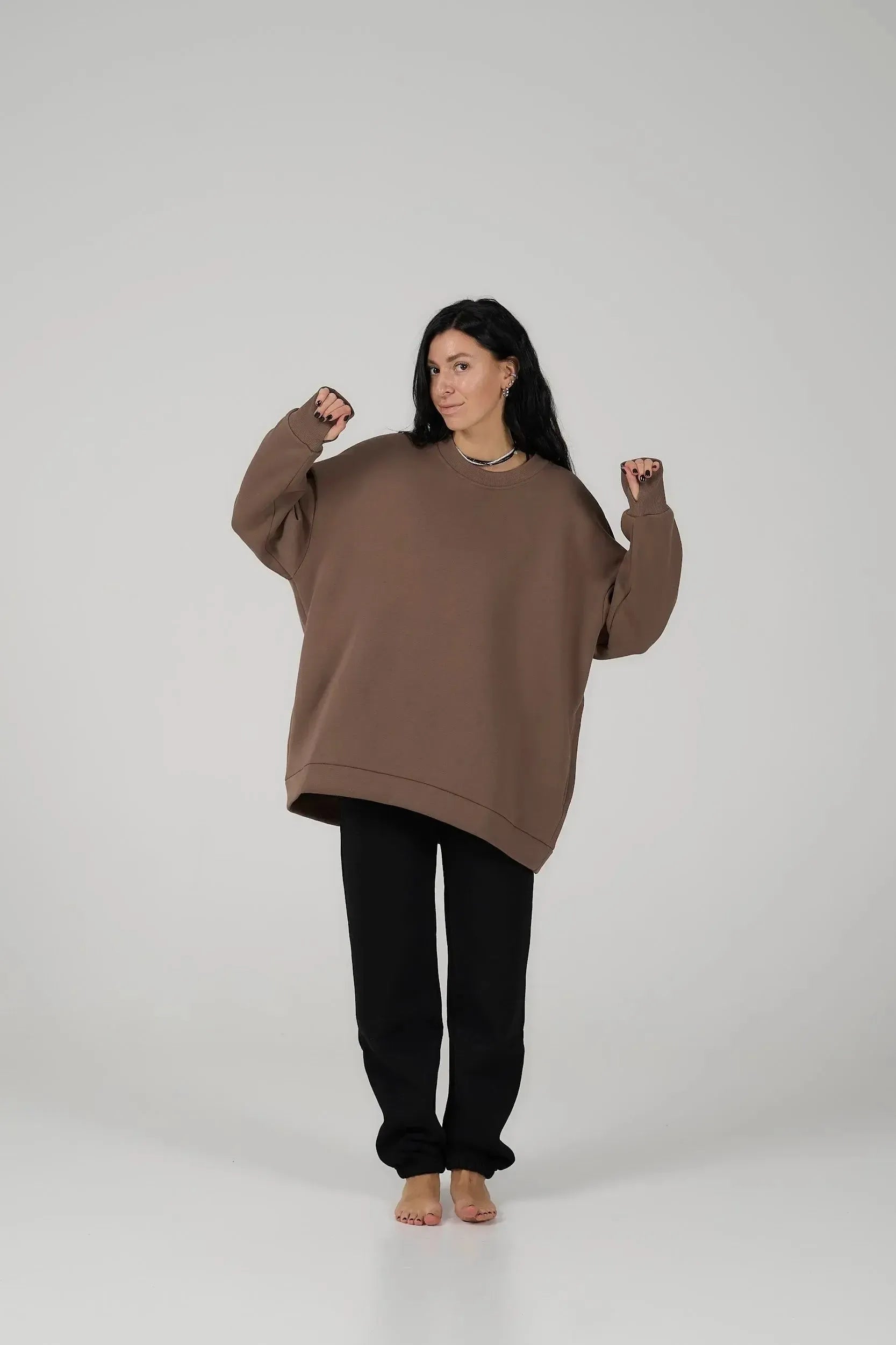 MAMBA sweatshirt | Moka mousse