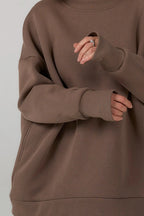 MAMBA sweatshirt | Moka mousse