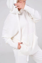 Knitt suit with hoodie | Milki color