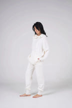 Knitt suit with hoodie | Milki color