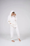 Knitt suit with hoodie | Milki color
