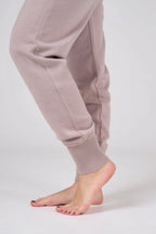 Knitt suit with hoodie | Powder color