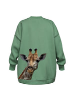 MAMBA Premium Cotton Sweatshirt | Giraffe