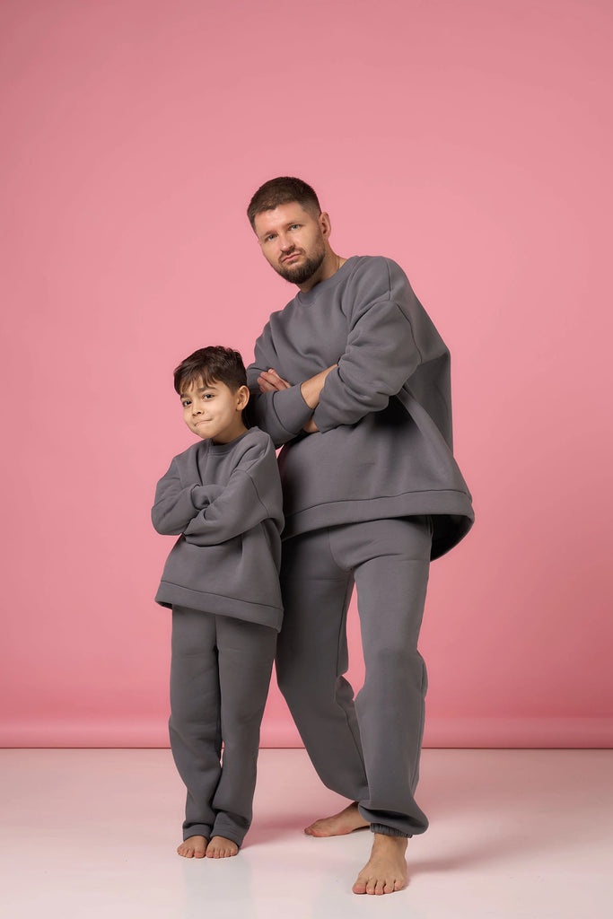 MAMBA Kids clothing set | Gray-Urushadze Brand