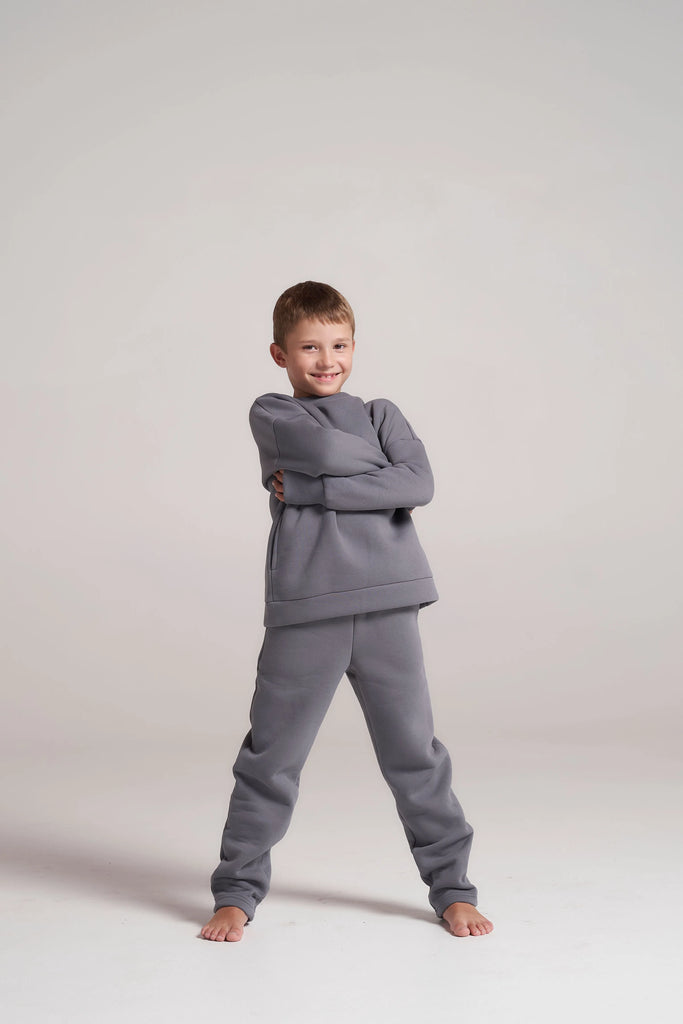 MAMBA Kids clothing set | Gray-Urushadze Brand