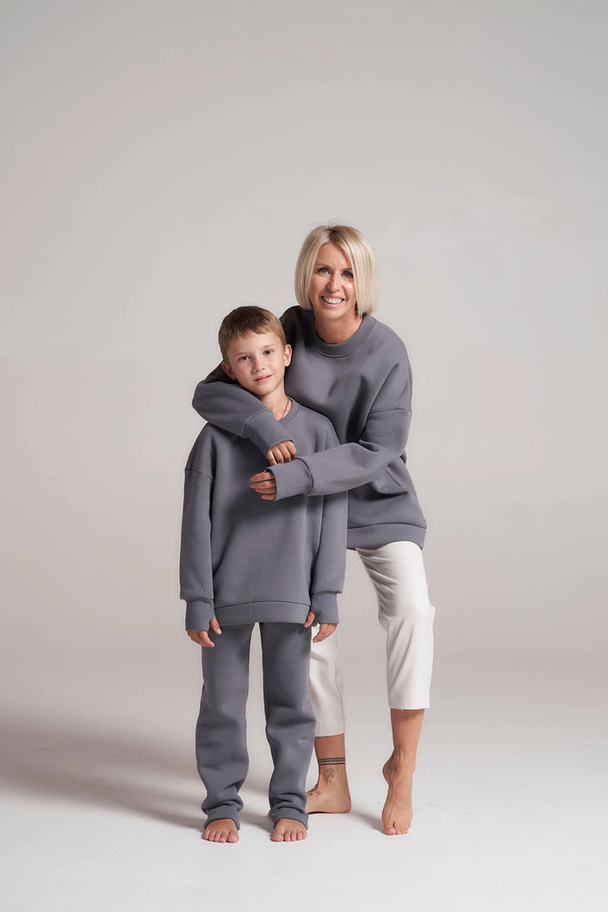 MAMBA Kids clothing set | Gray-Urushadze Brand