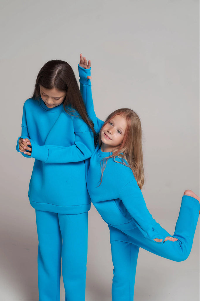 MAMBA Kids clothing set | Turquoise-Urushadze Brand