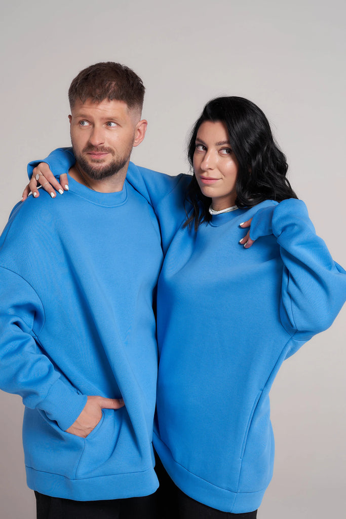 MAMBA sweatshirt | Blue-Urushadze Brand
