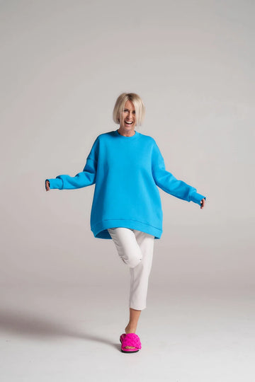 MAMBA sweatshirt | Turquoise-Urushadze Brand