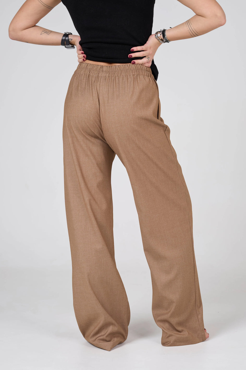 Wool pants | Beige