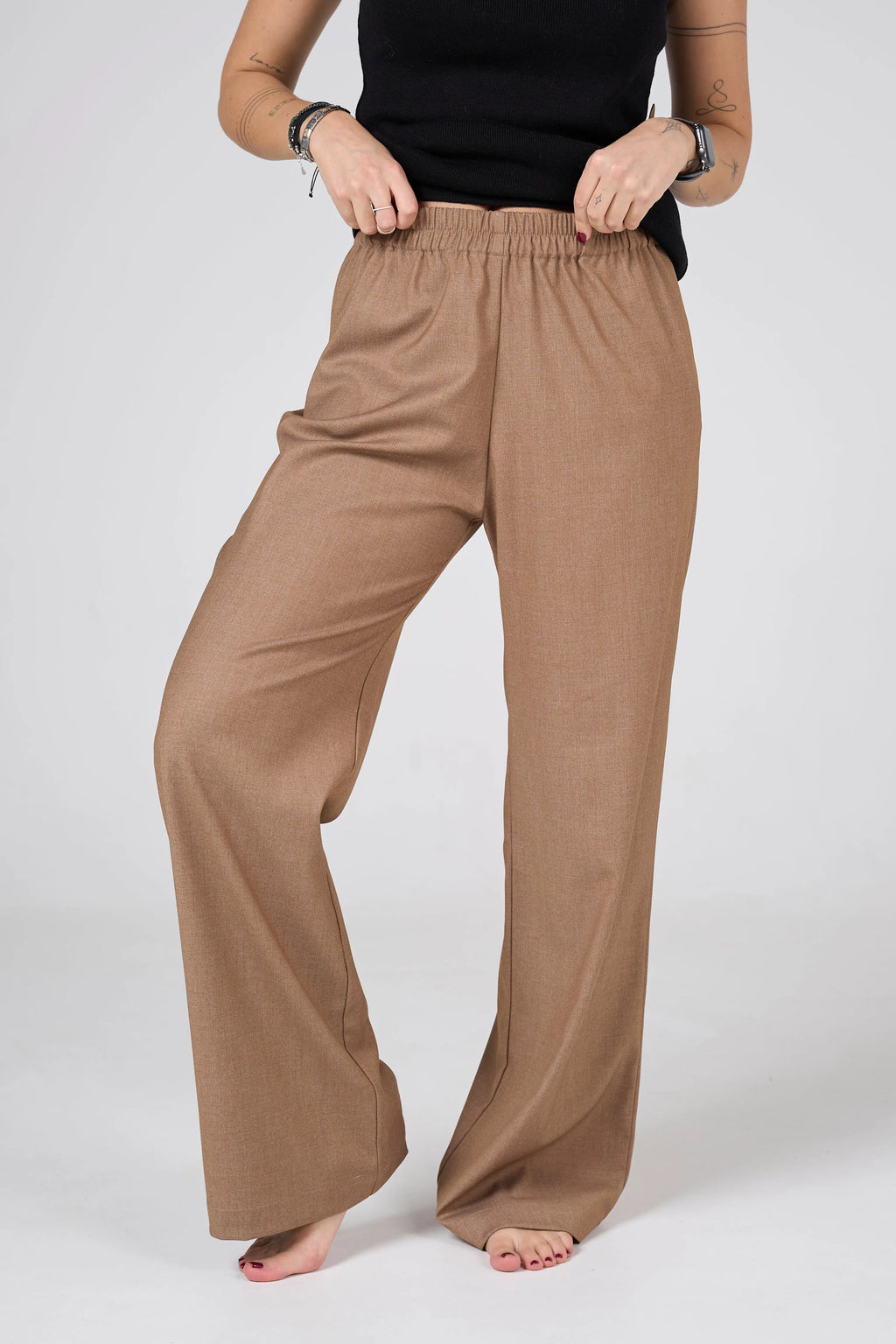 Wool pants | Beige