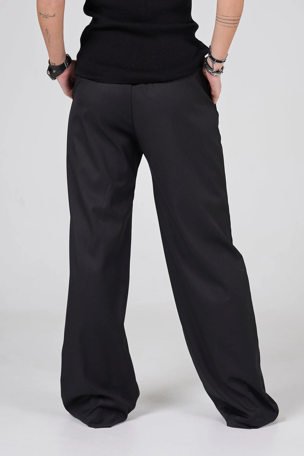 Wool pants | Black