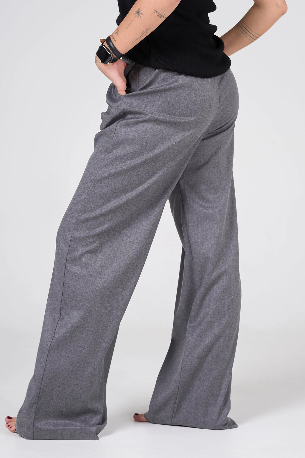 Wool pants | Graphite