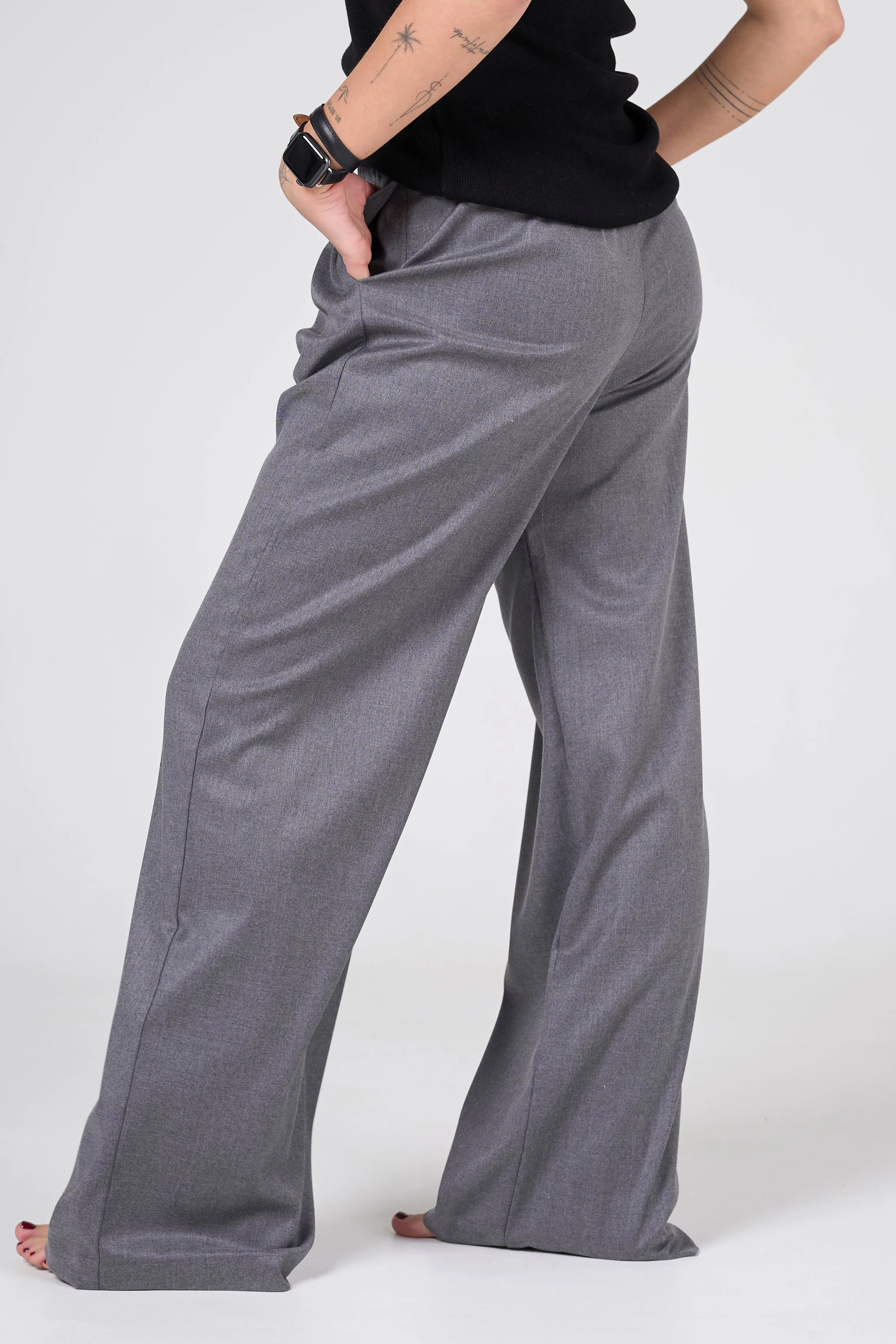 Wool pants | Graphite