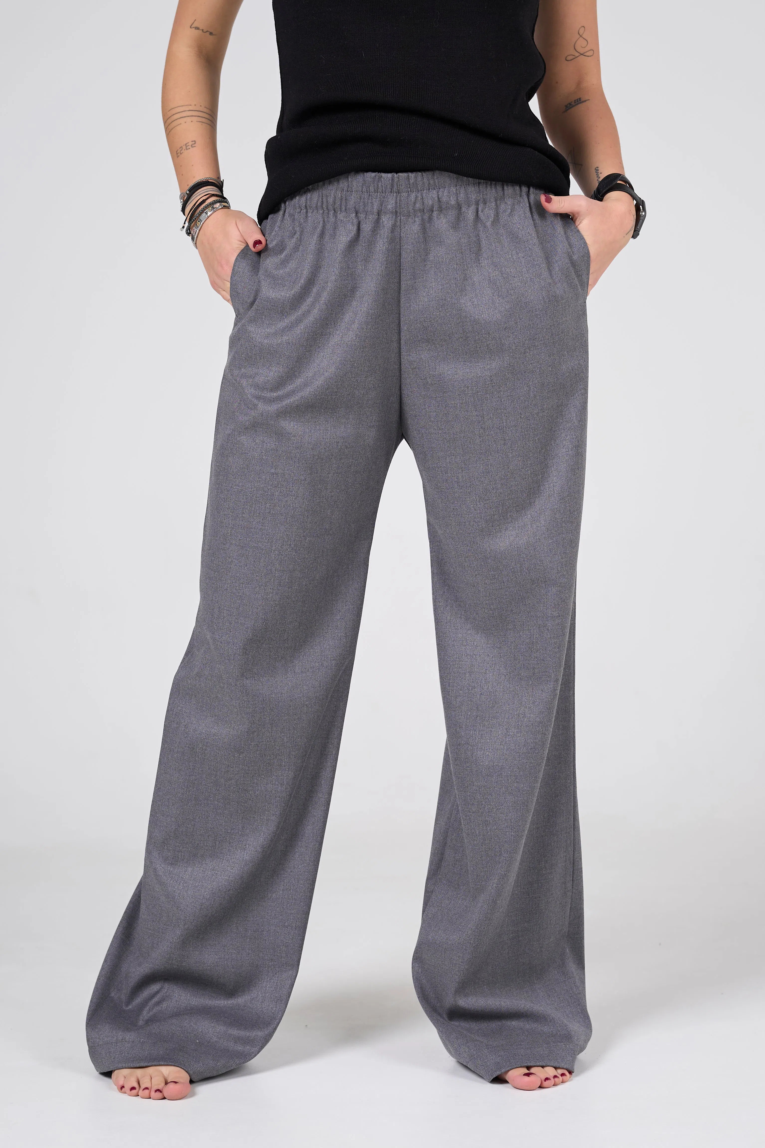 Wool pants | Graphite