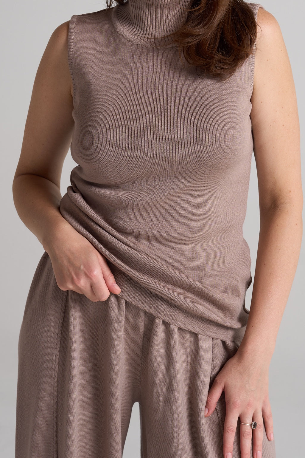 Cacao knitted set