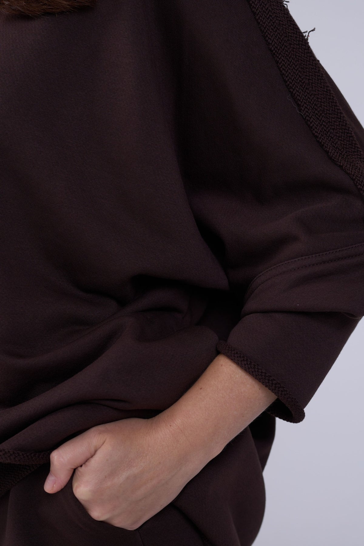 NADA cotton suit in Coffee