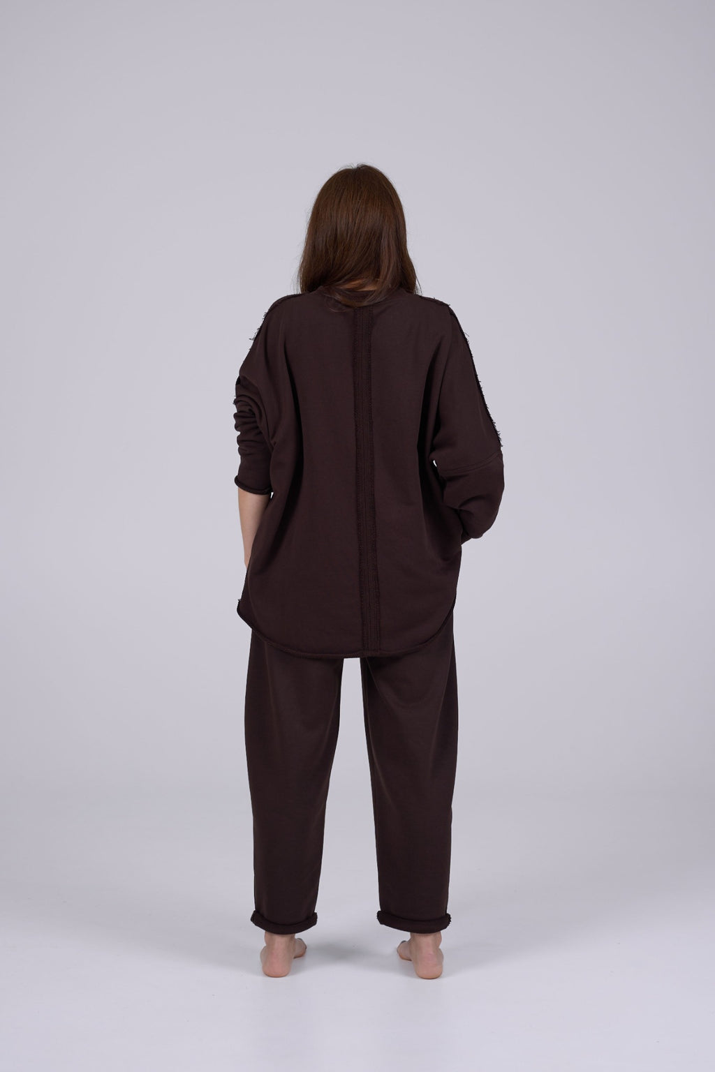 NADA cotton suit in Coffee