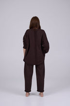 NADA cotton suit in Coffee