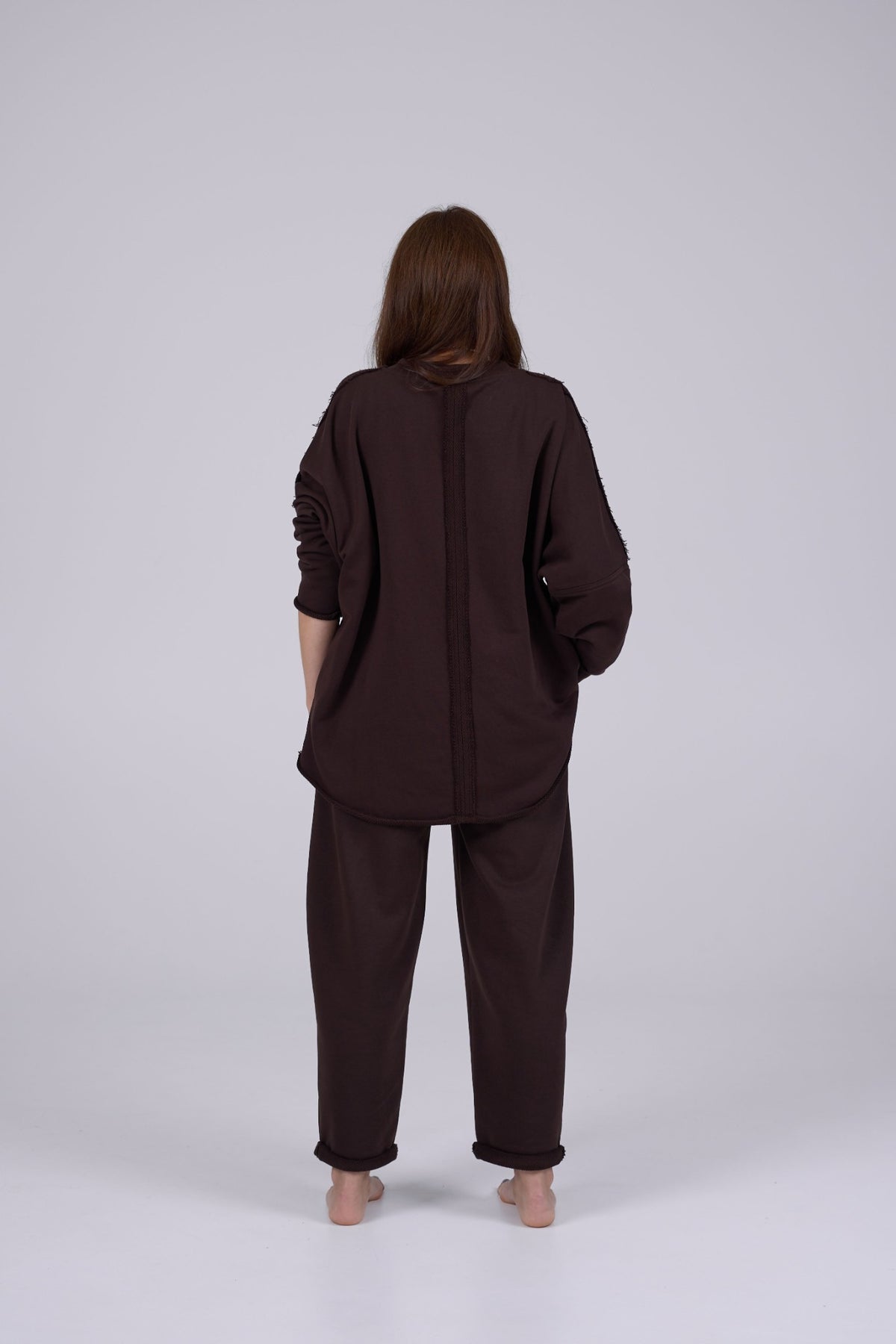 NADA cotton suit in Coffee