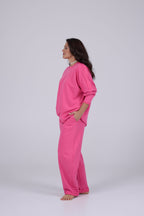 NADA cotton suit in Pink Flamingo