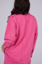NADA cotton suit in Pink Flamingo