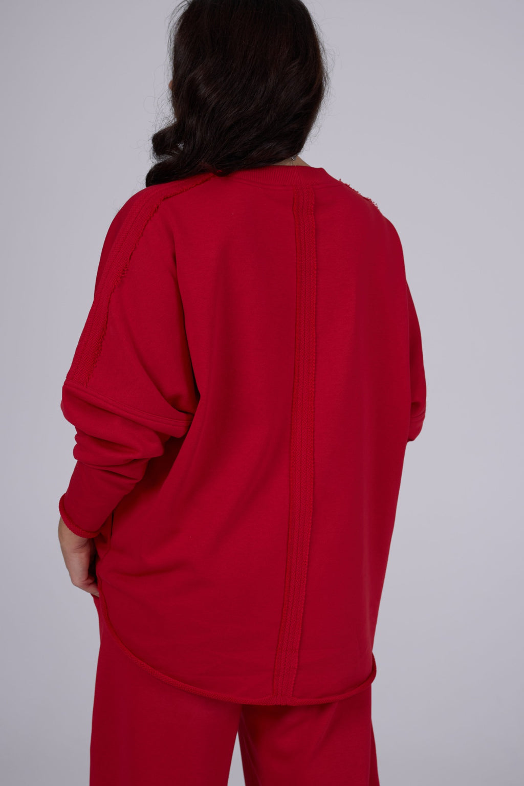 NADA cotton suit in Red