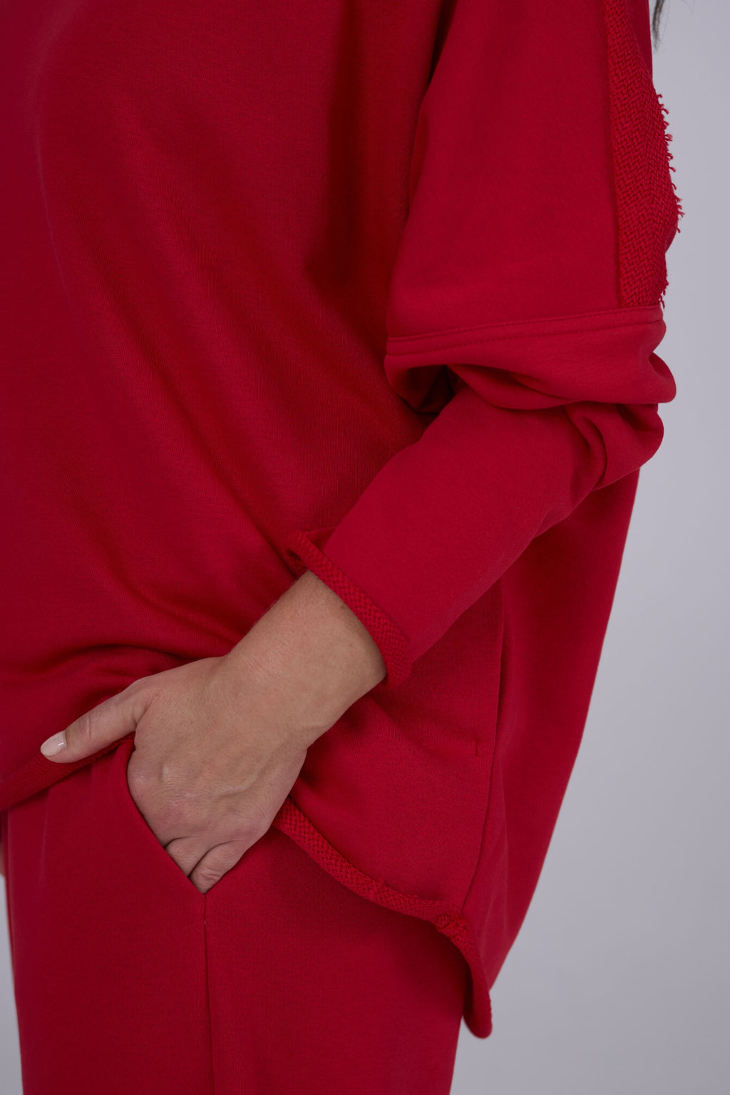 NADA cotton suit in Red