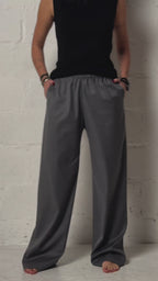 Wool pants | Graphite