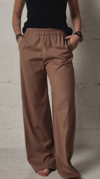 Wool pants | Cacao