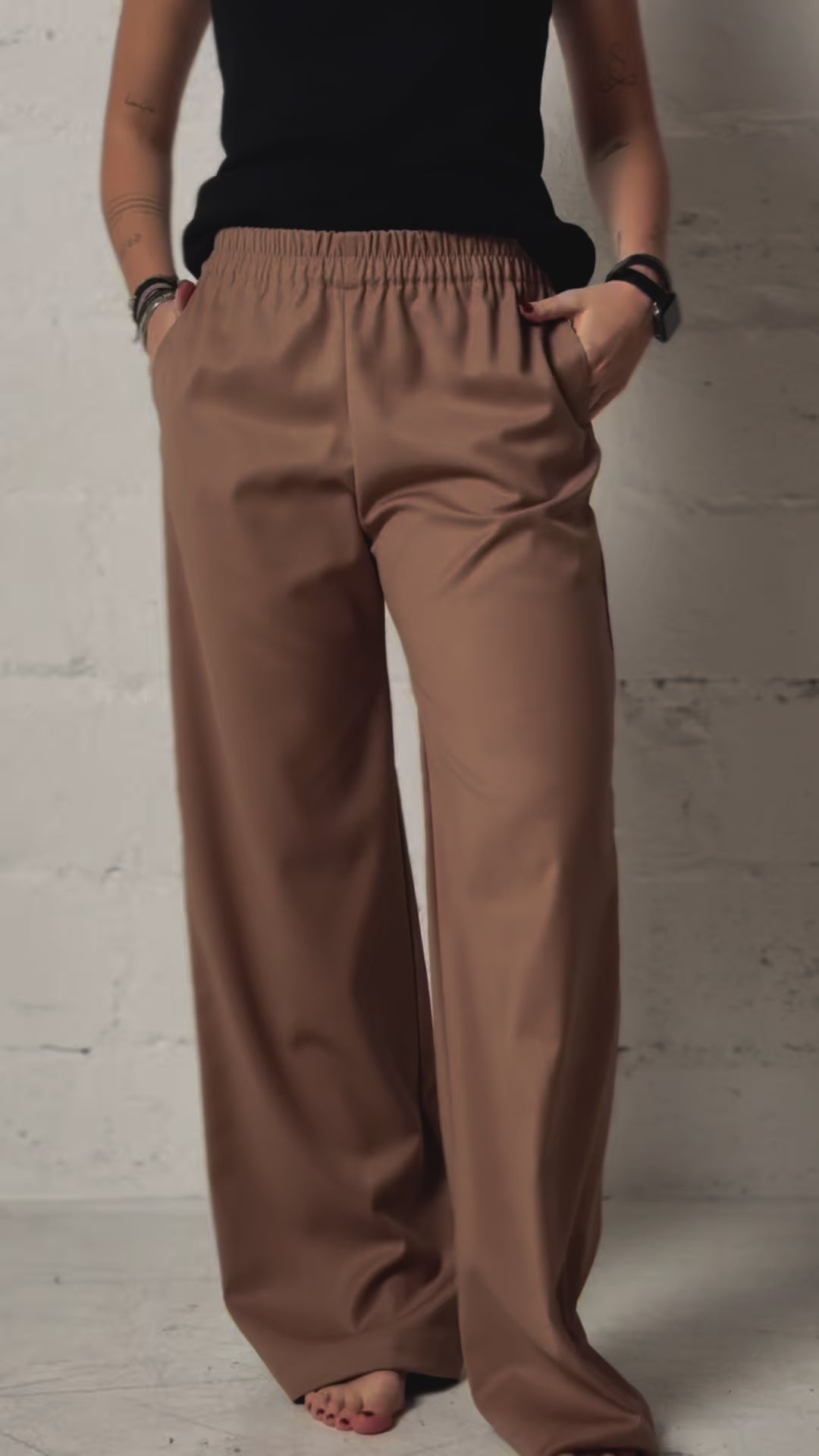 Wool pants | Cacao