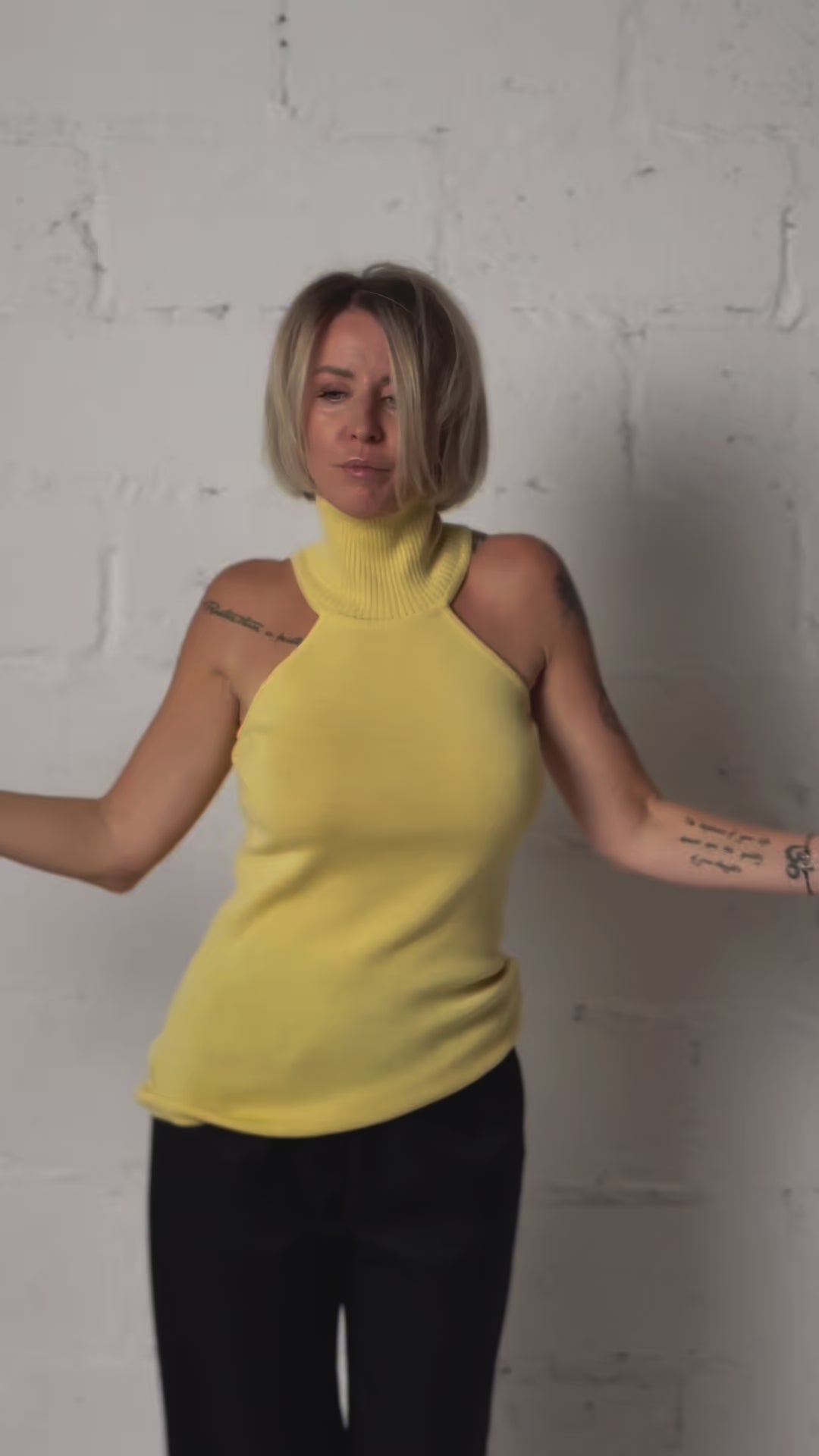 Knitted Top | Creamy color